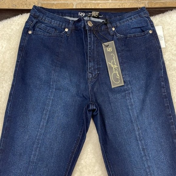 DG2 by Diane Gilman Classic Stretch BootCut Jean with Slit - Picture 5 of 10